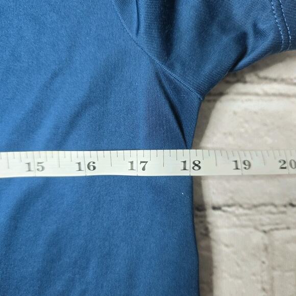 Nike Dri Fit Womens Short Sleeve Blue Tee Short Sleeve Crew Neck Tshirt Size Med - Picture 9 of 12